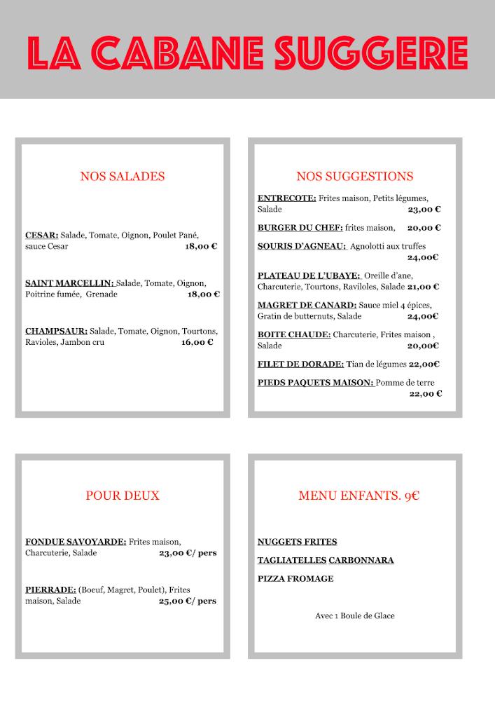 La cabane à pizzas - Menu Image 4