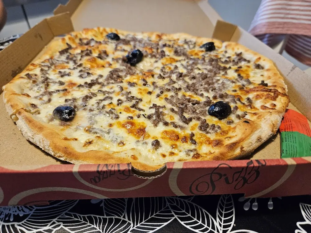 Pizza Blanche Viande